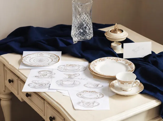 Mikasa archive table setting and artisan notes