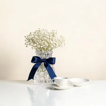 Mikasa crystal vase and tabletop gift